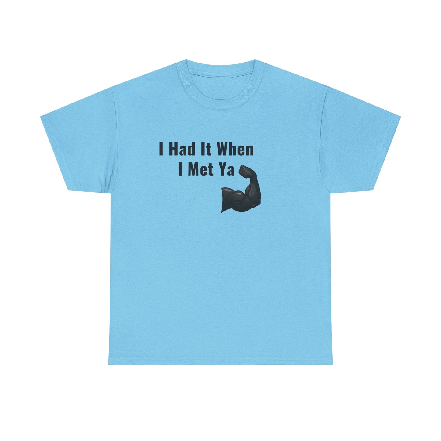 I Had It When I Met Ya Unisex Heavy Cotton Tee