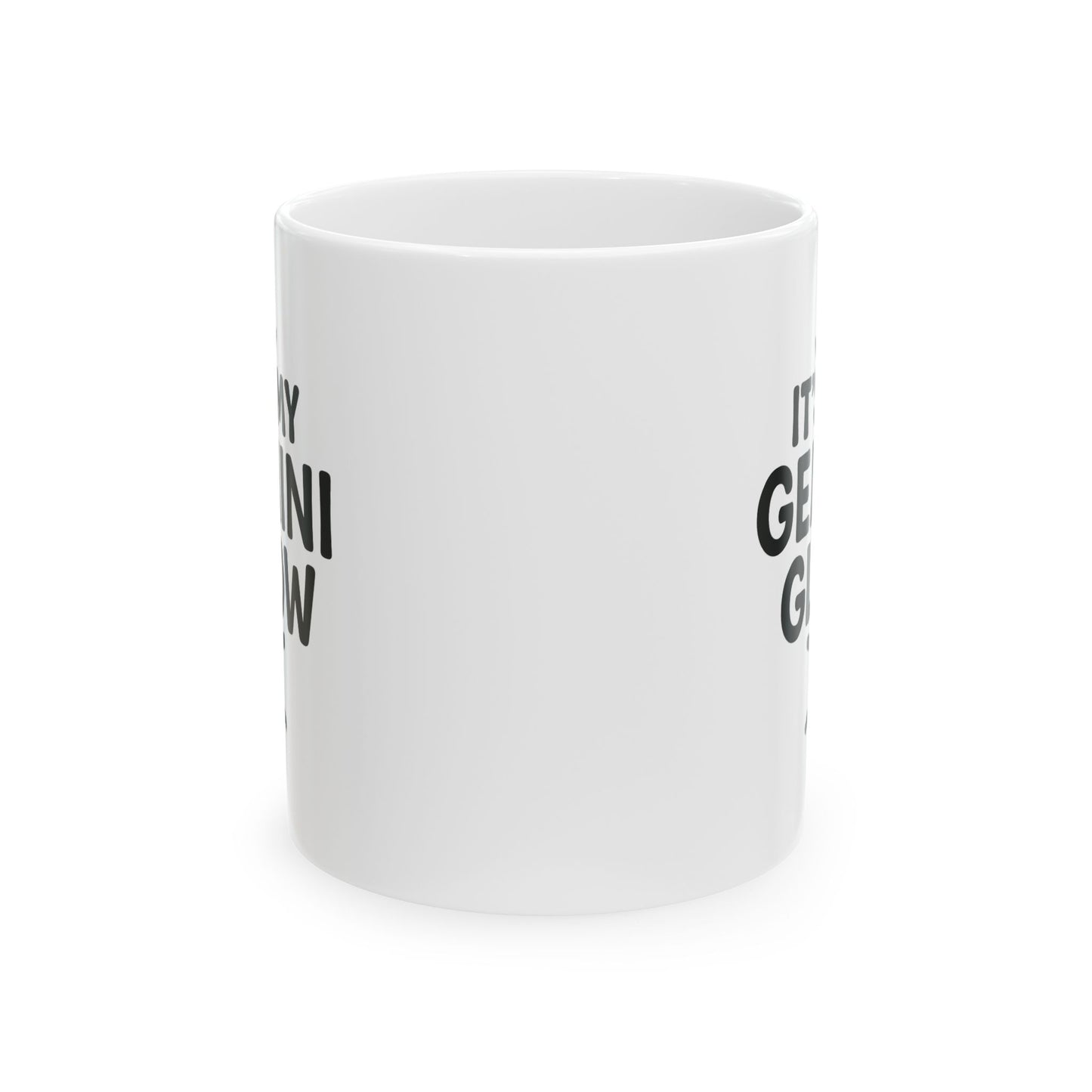 It's My Gemini Glow Ceramic Mug, (11oz)