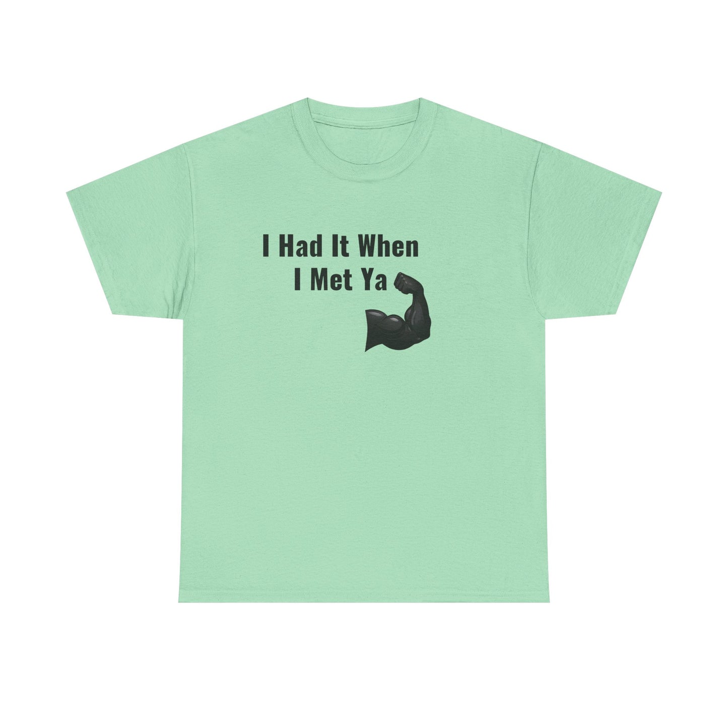 I Had It When I Met Ya Unisex Heavy Cotton Tee