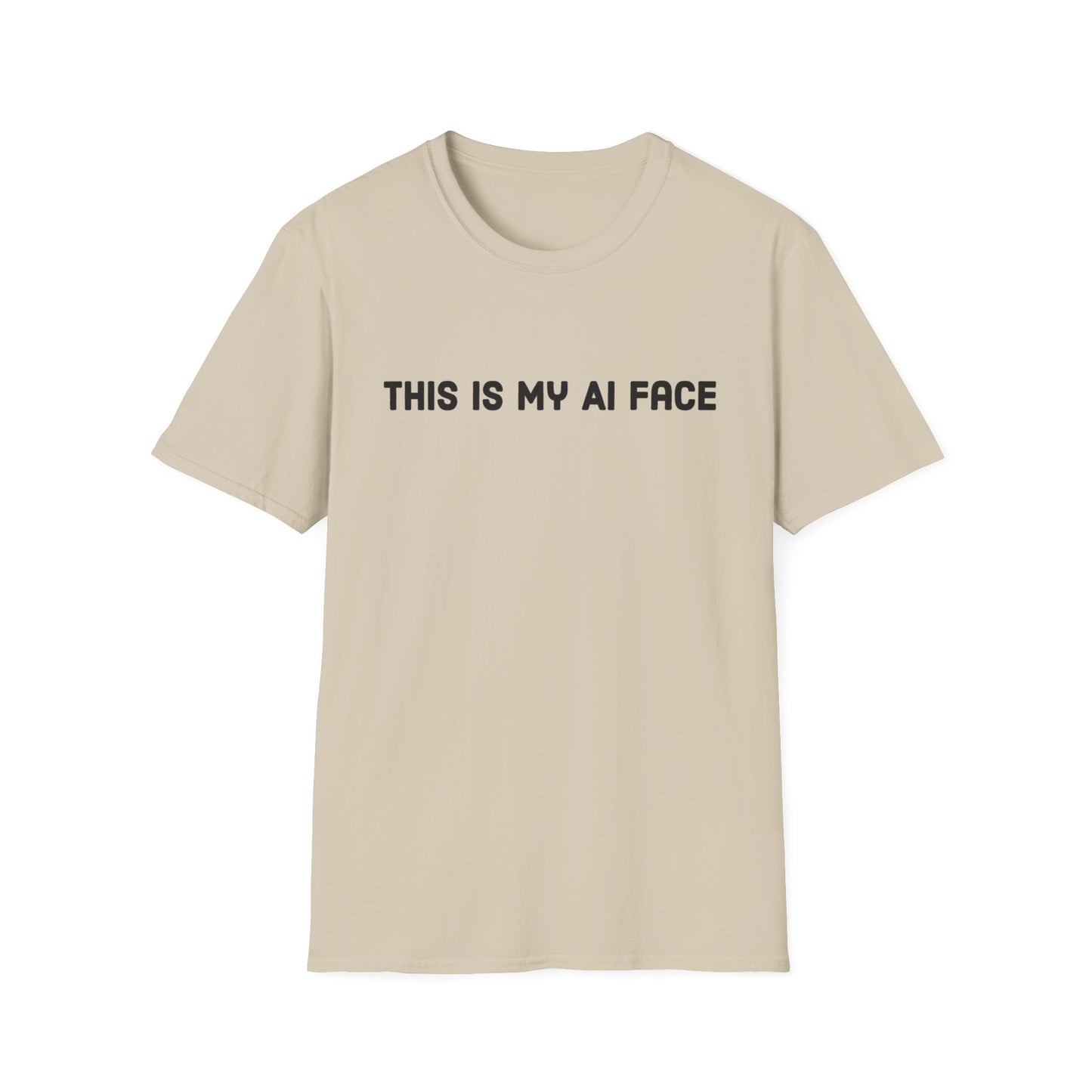 This Is My AI Face Softstyle T-Shirt
