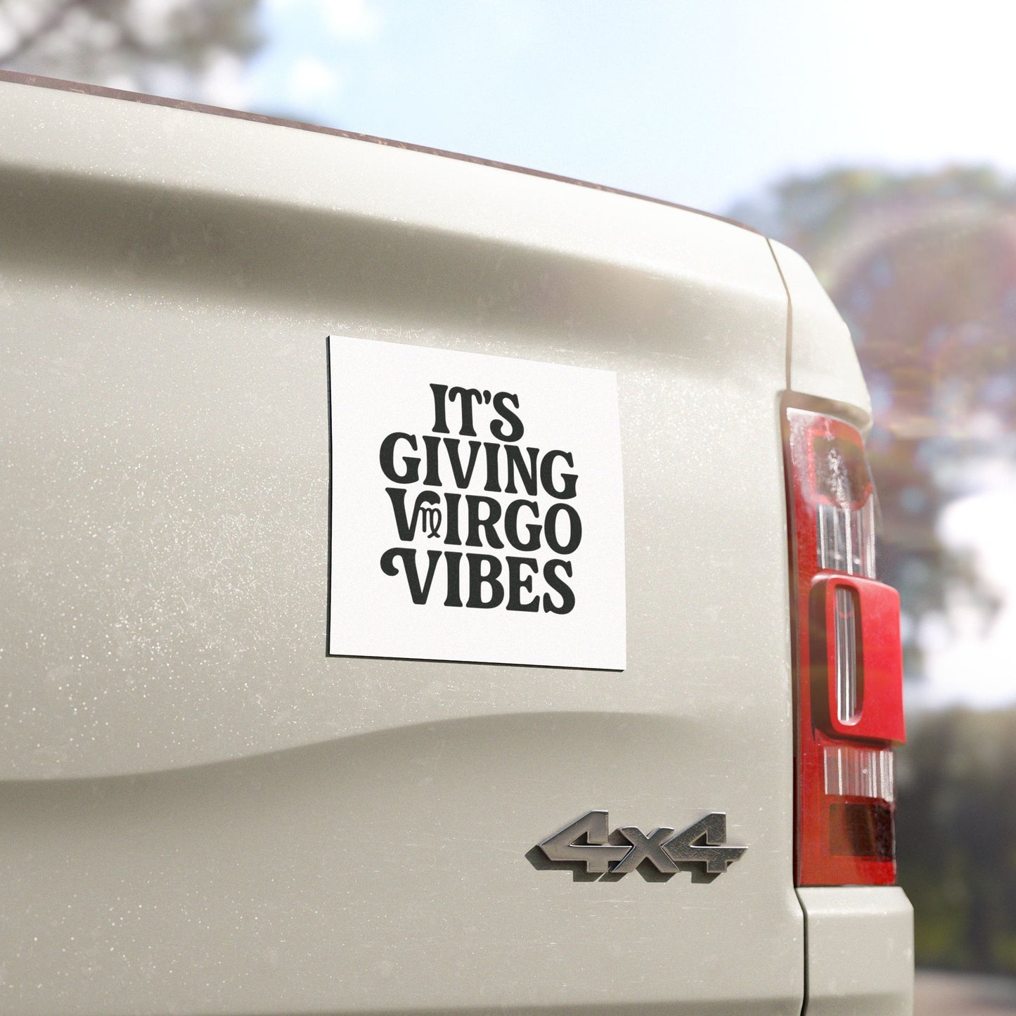 It's Giving Virgo Vibes Car Magnet