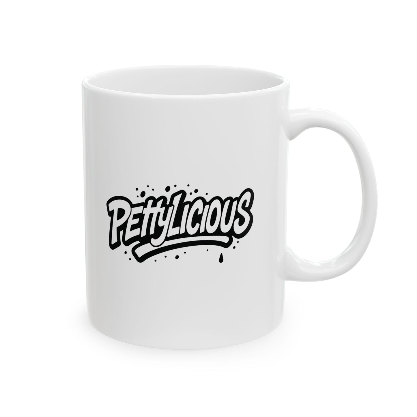 Pettylicious Ceramic Mug, (11oz)