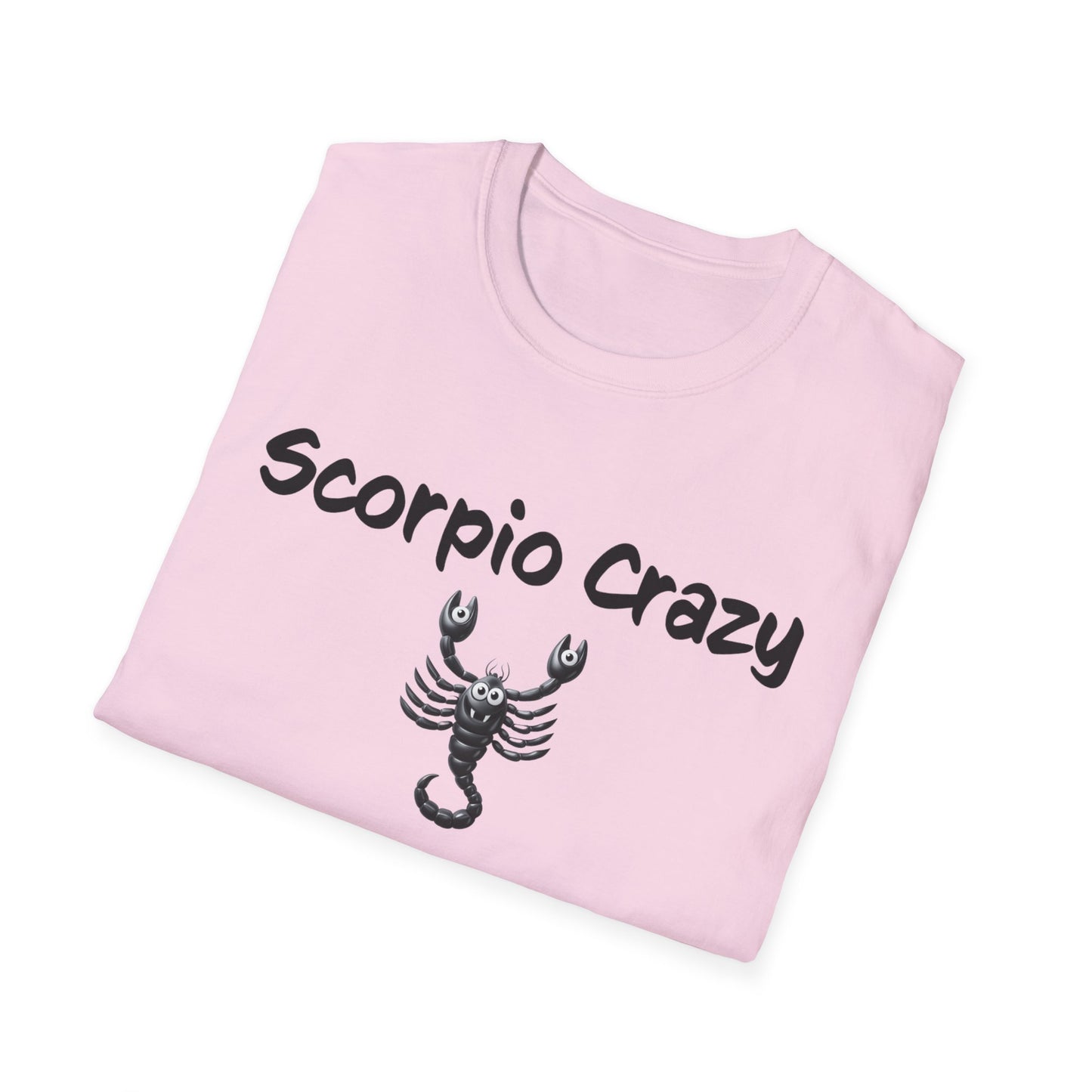 Scorpio Crazy Unisex Softstyle T-Shirt