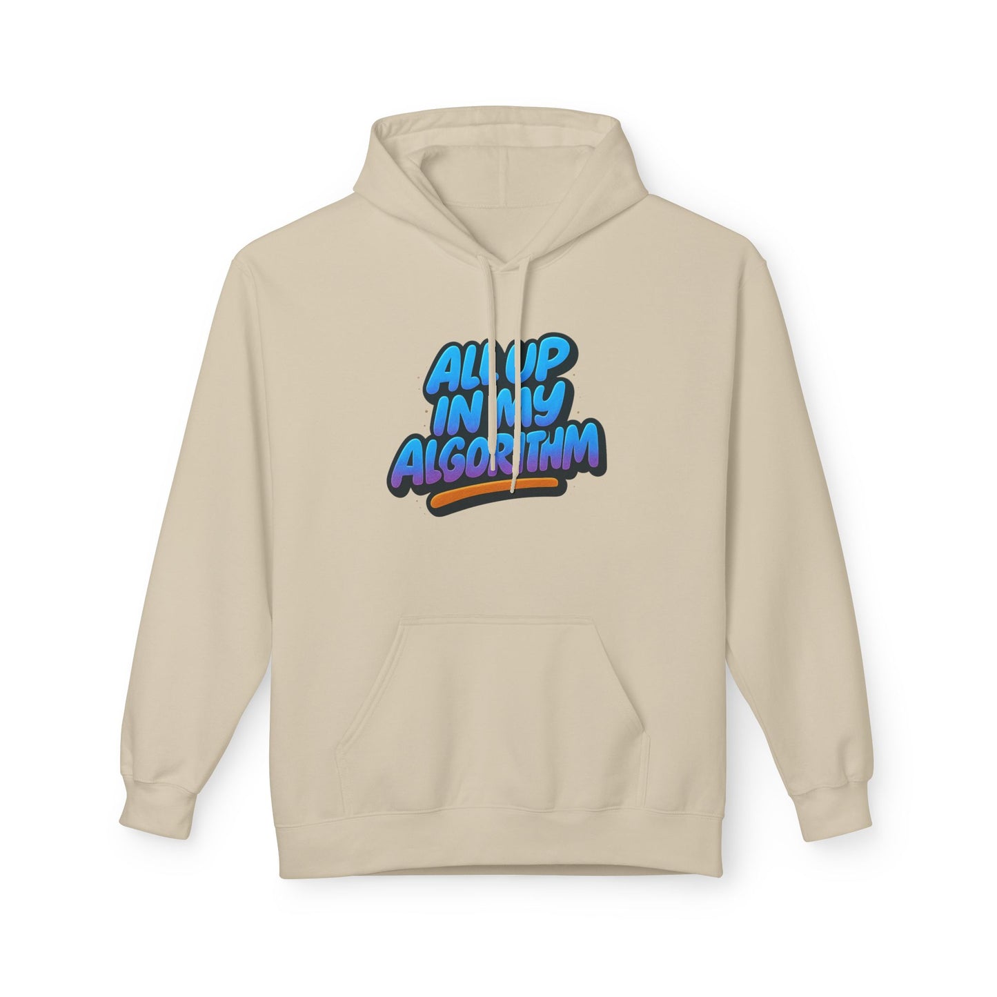 All Up In My Algorithm Unisex Midweight Softstyle Fleece Hoodie