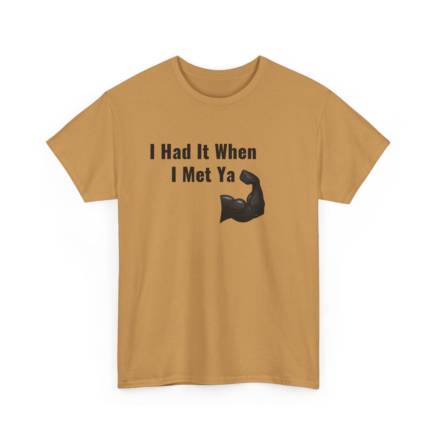 I Had It When I Met Ya Unisex Heavy Cotton Tee