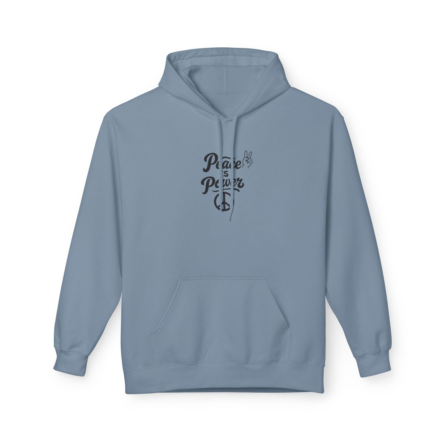 Peace Is Power Unisex Midweight Softstyle Fleece Hoodie