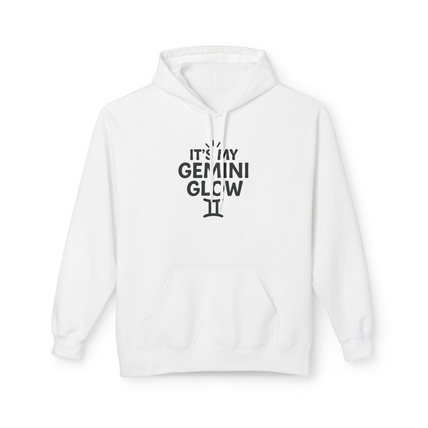 It's My Gemini Glow Unisex Midweight Softstyle Fleece Hoodie