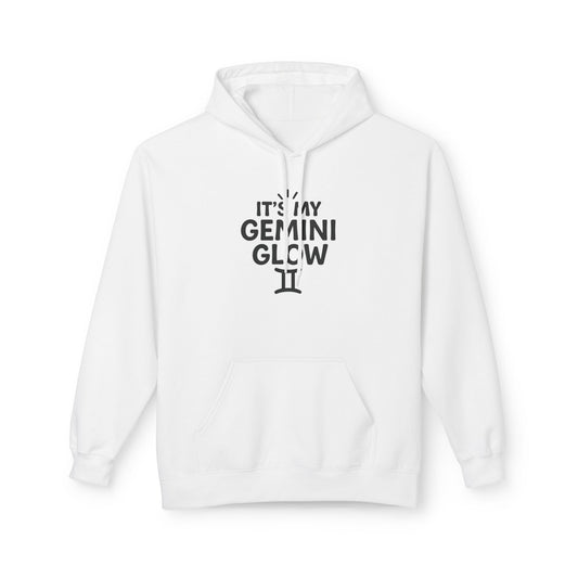 It's My Gemini Glow Unisex Midweight Softstyle Fleece Hoodie