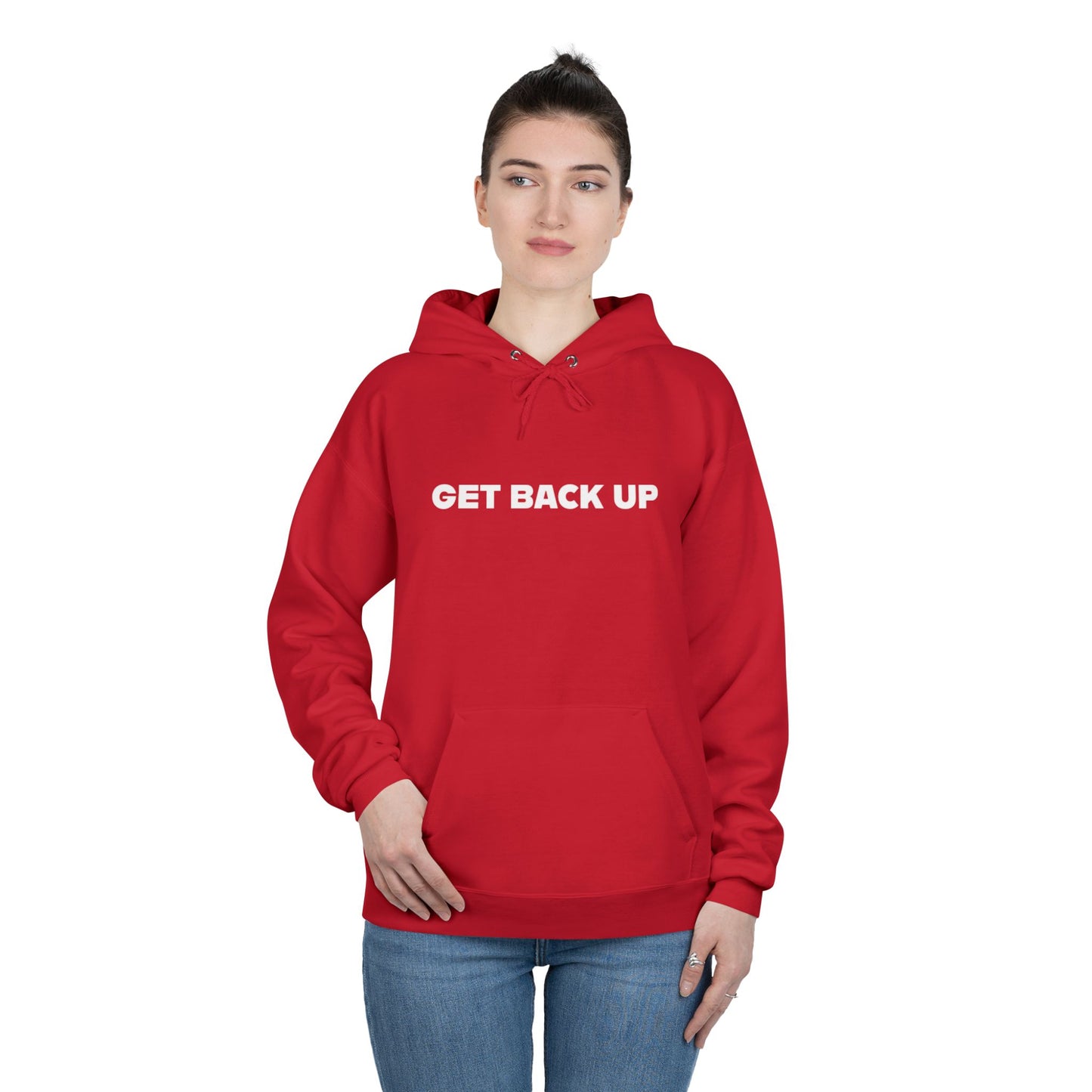 Get Back Up Unisex EcoSmart® Pullover Hoodie Sweatshirt