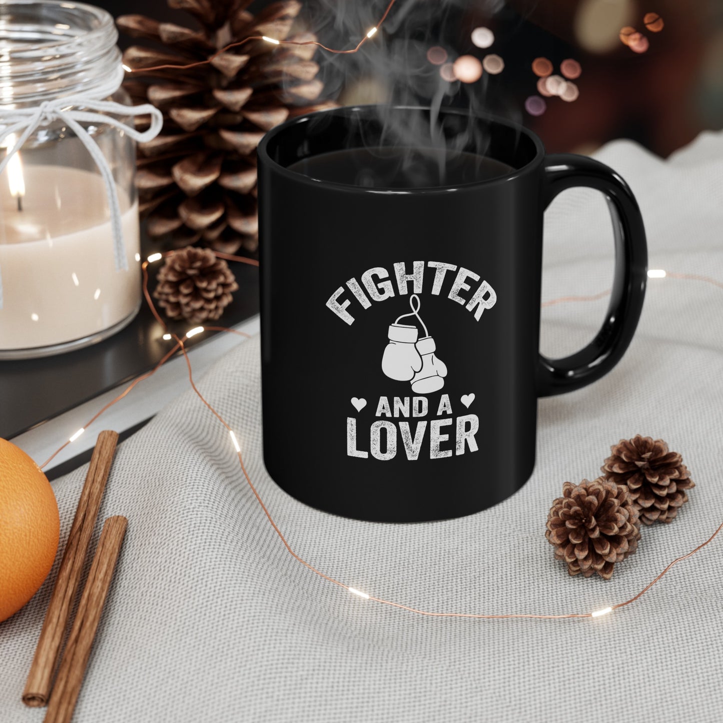 Fighter & A Lover 11oz Black Mug