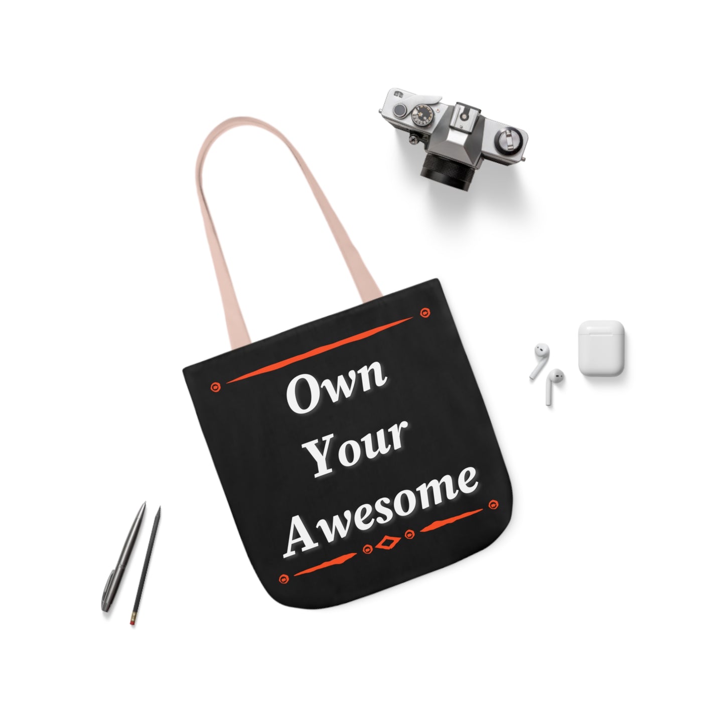 Own Your Awesome Polyester Canvas Tote Bag