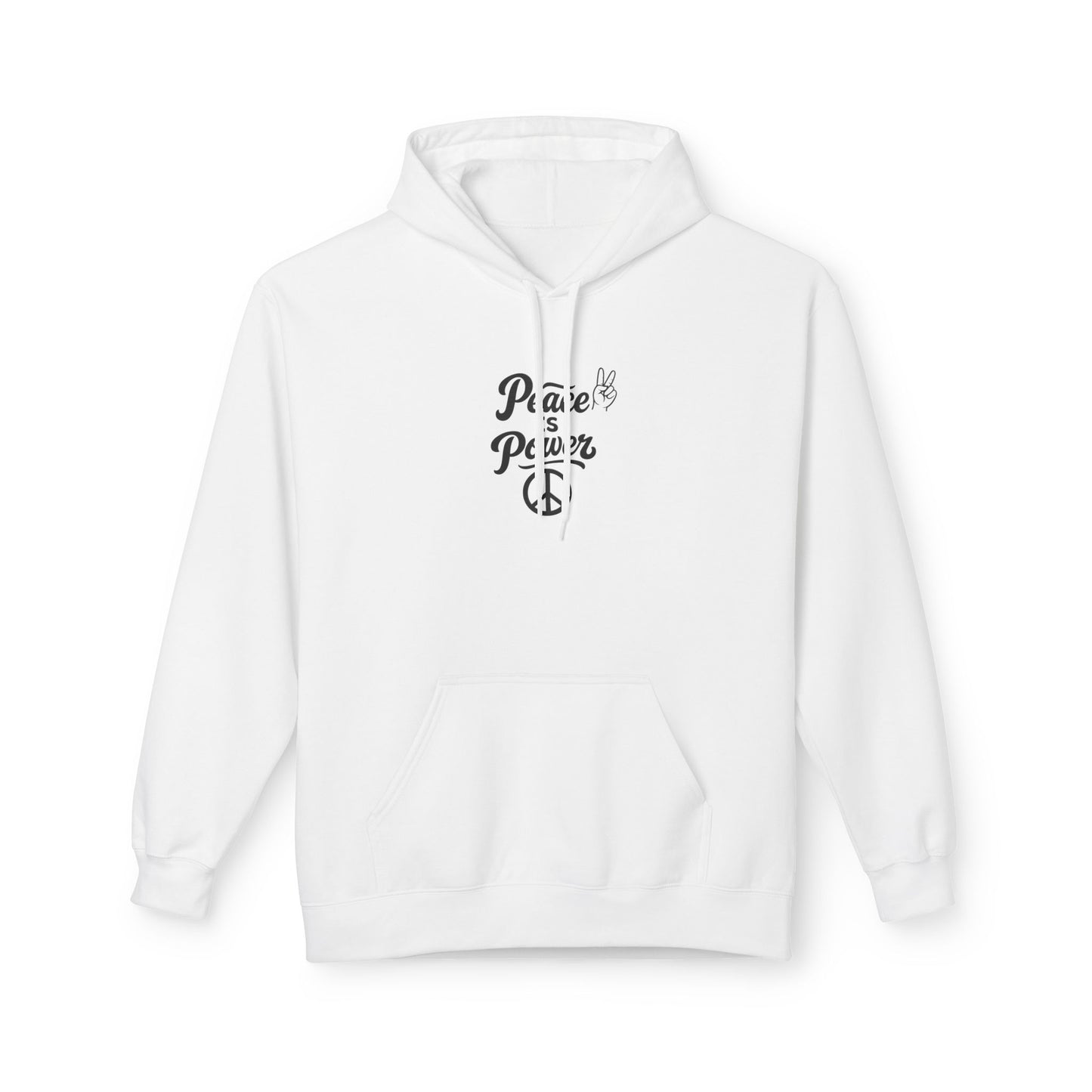 Peace Is Power Unisex Midweight Softstyle Fleece Hoodie