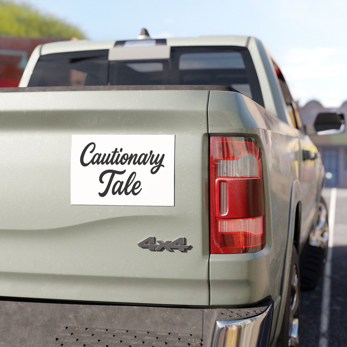 Cautionary Tale Car Magnet