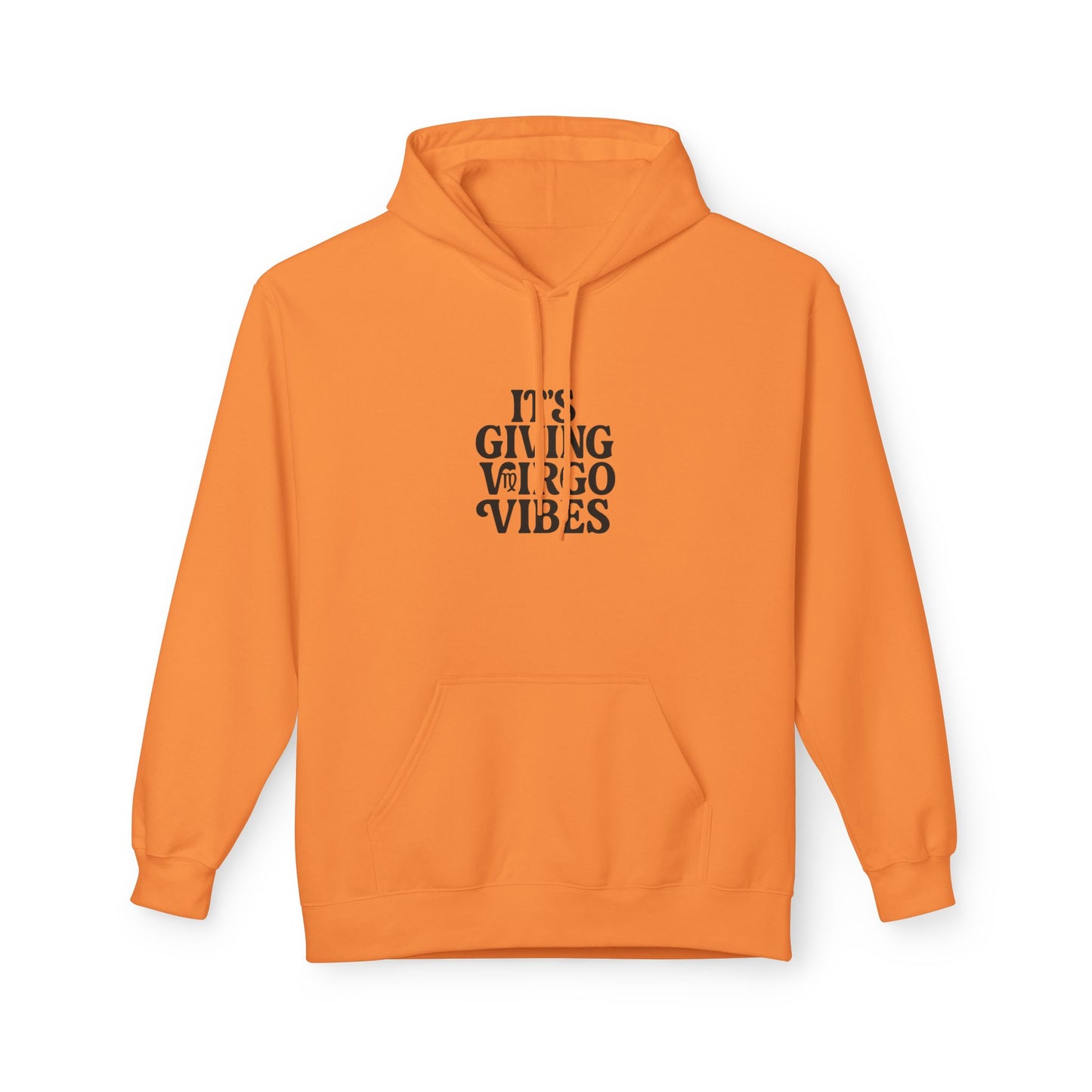 It's Giving Virgo Vibes Unisex Midweight Softstyle Fleece Hoodie