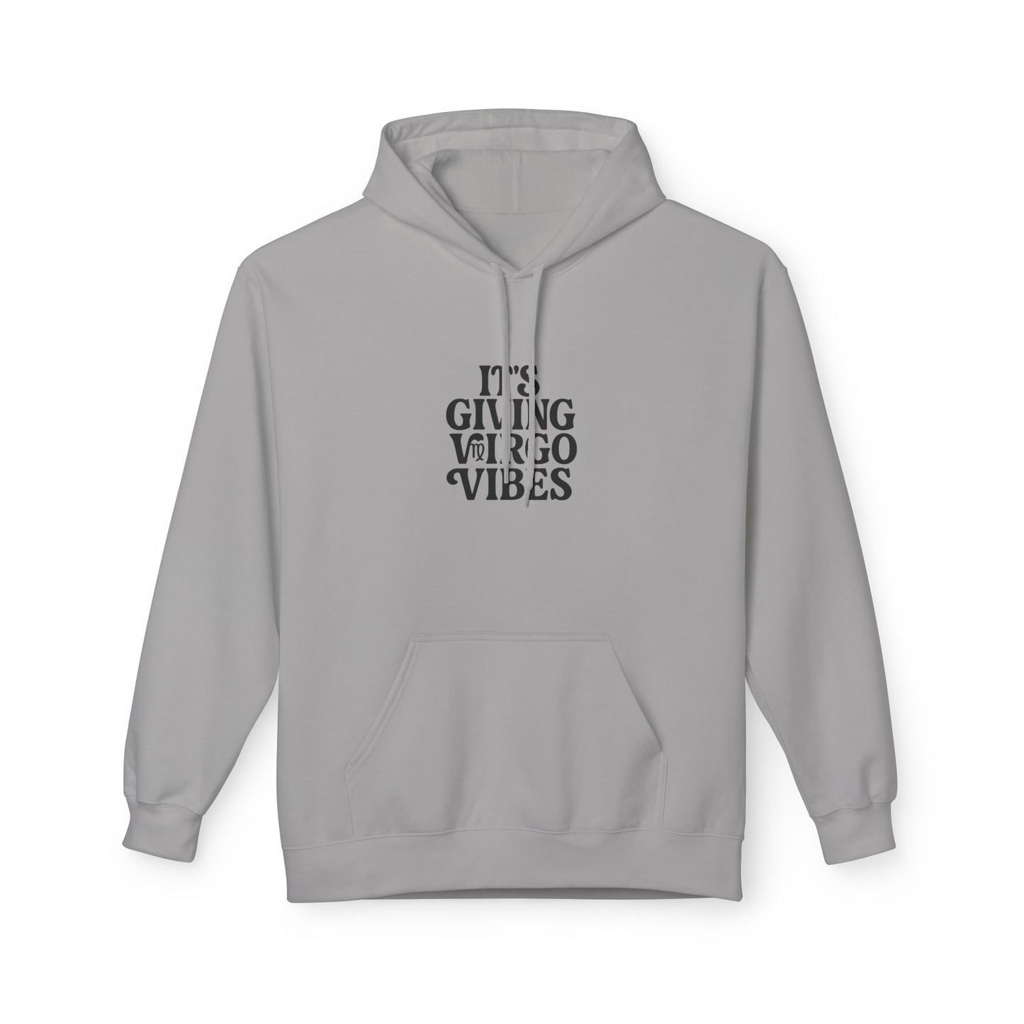 It's Giving Virgo Vibes Unisex Midweight Softstyle Fleece Hoodie