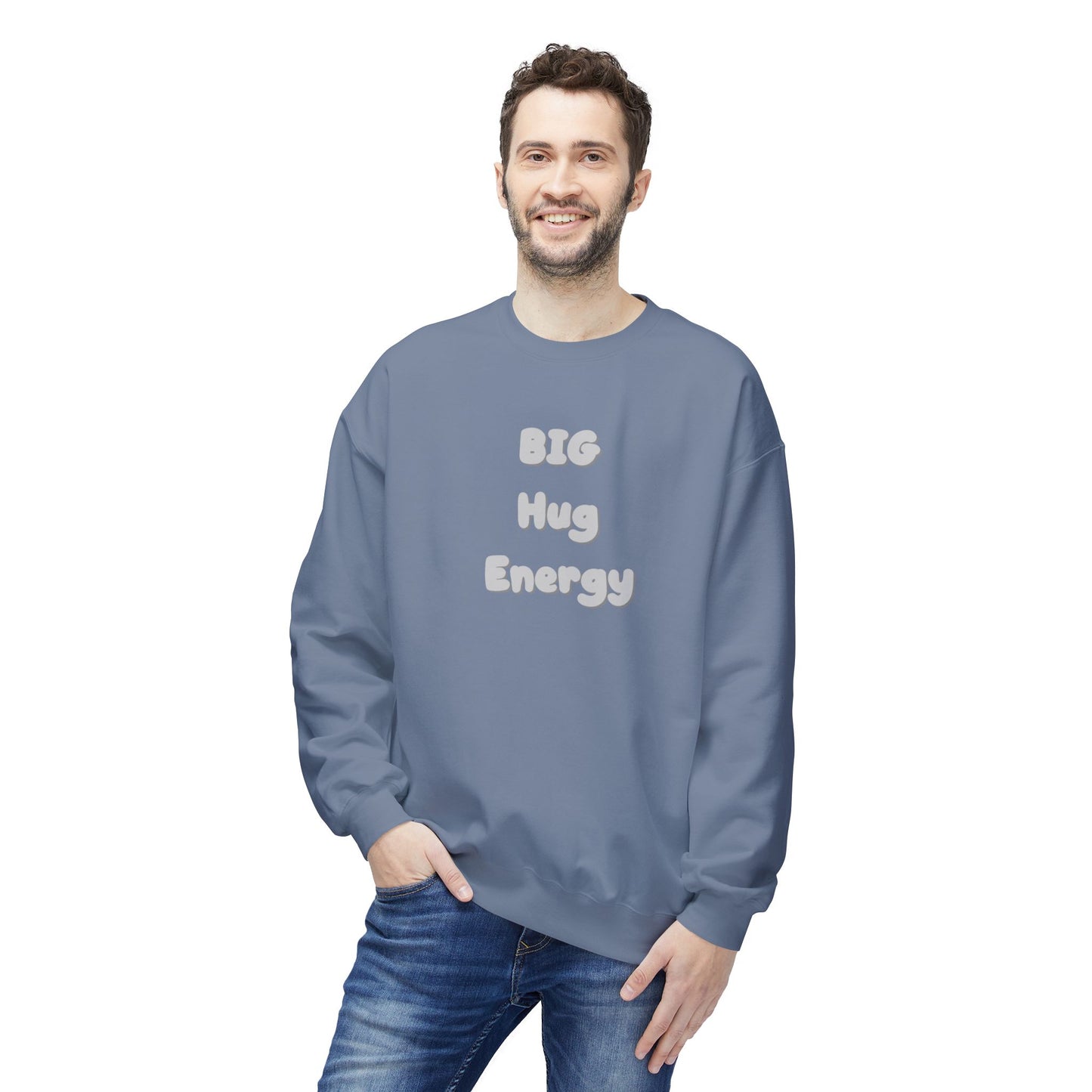 Big Hug Energy Unisex Midweight Softstyle Fleece Crewneck Sweatshirt