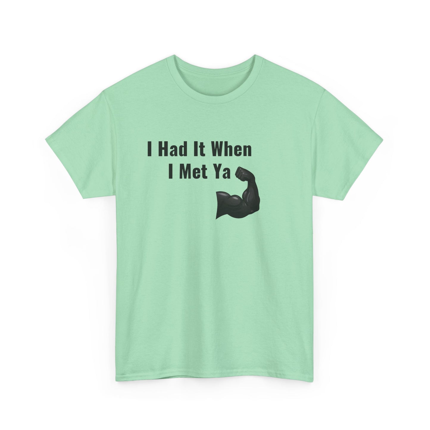 I Had It When I Met Ya Unisex Heavy Cotton Tee