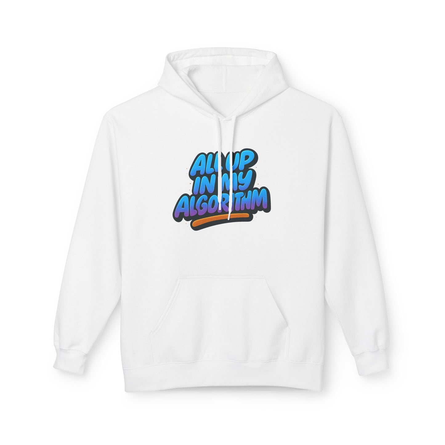 All Up In My Algorithm Unisex Midweight Softstyle Fleece Hoodie
