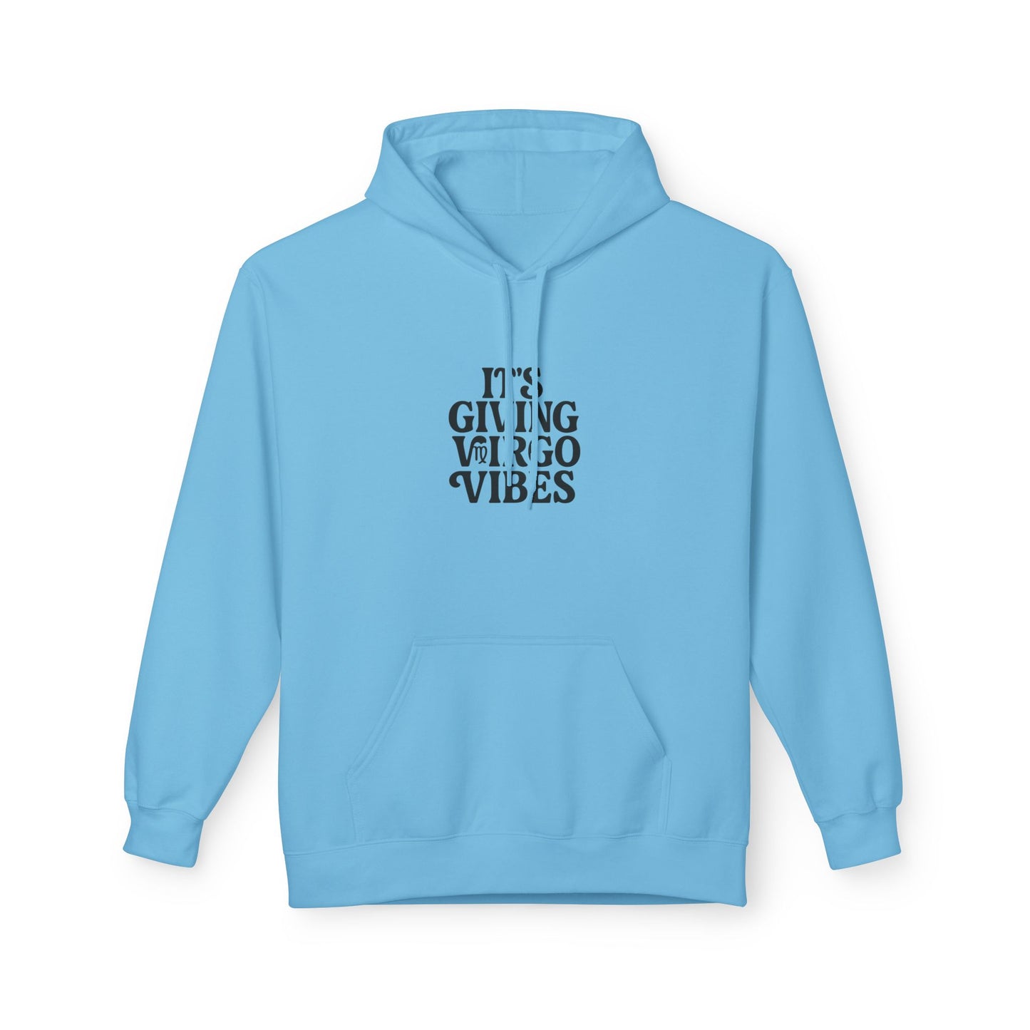 It's Giving Virgo Vibes Unisex Midweight Softstyle Fleece Hoodie