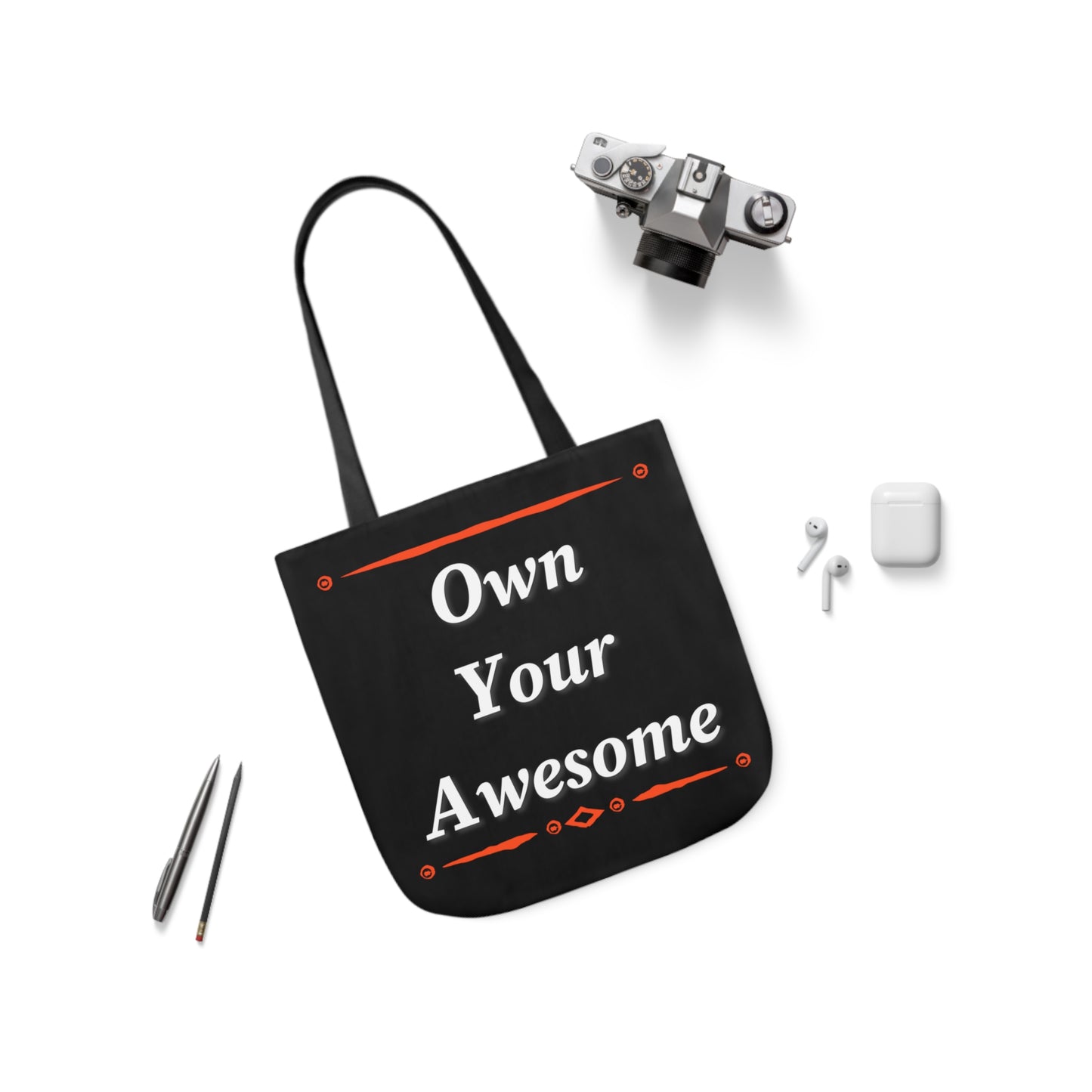 Own Your Awesome Polyester Canvas Tote Bag