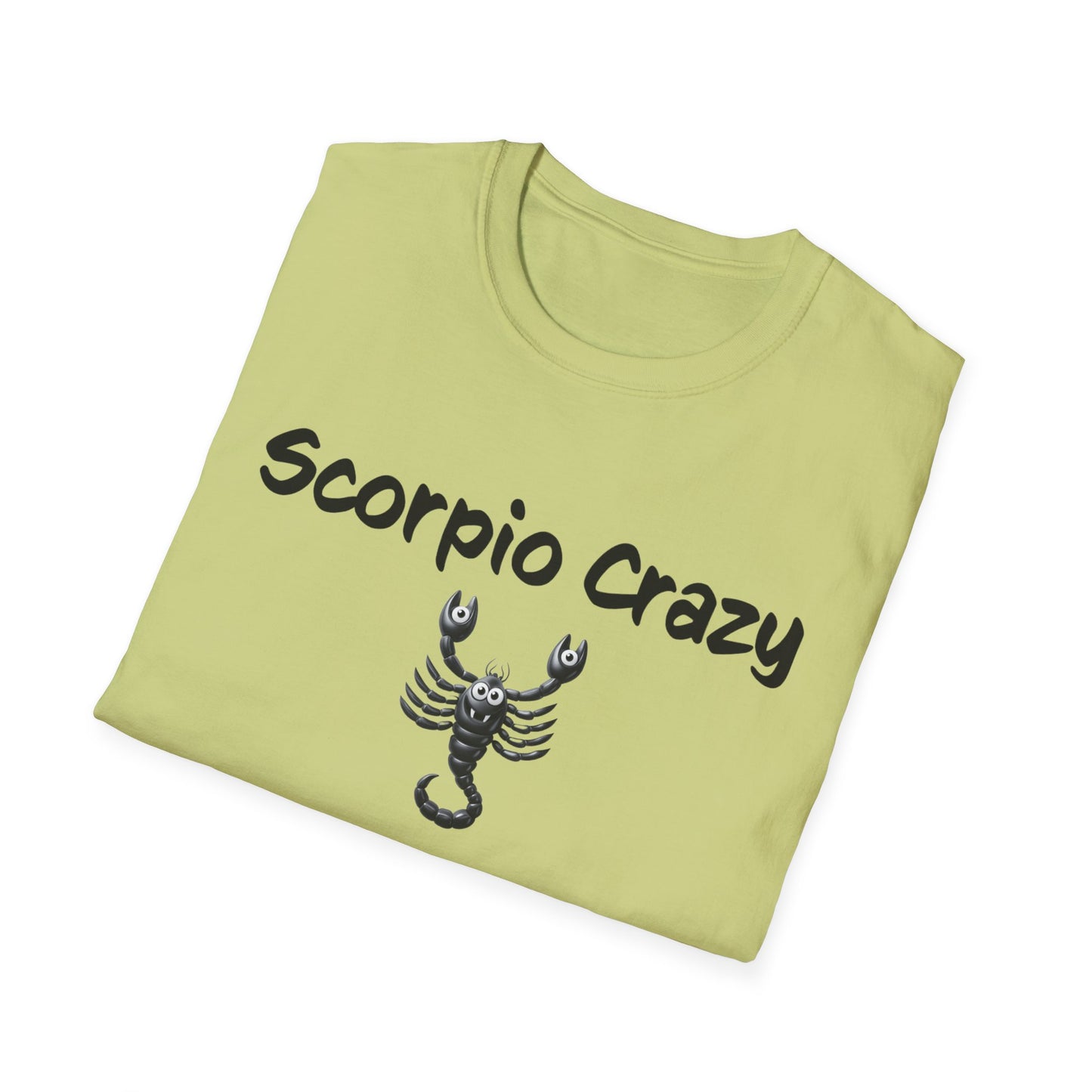 Scorpio Crazy Unisex Softstyle T-Shirt