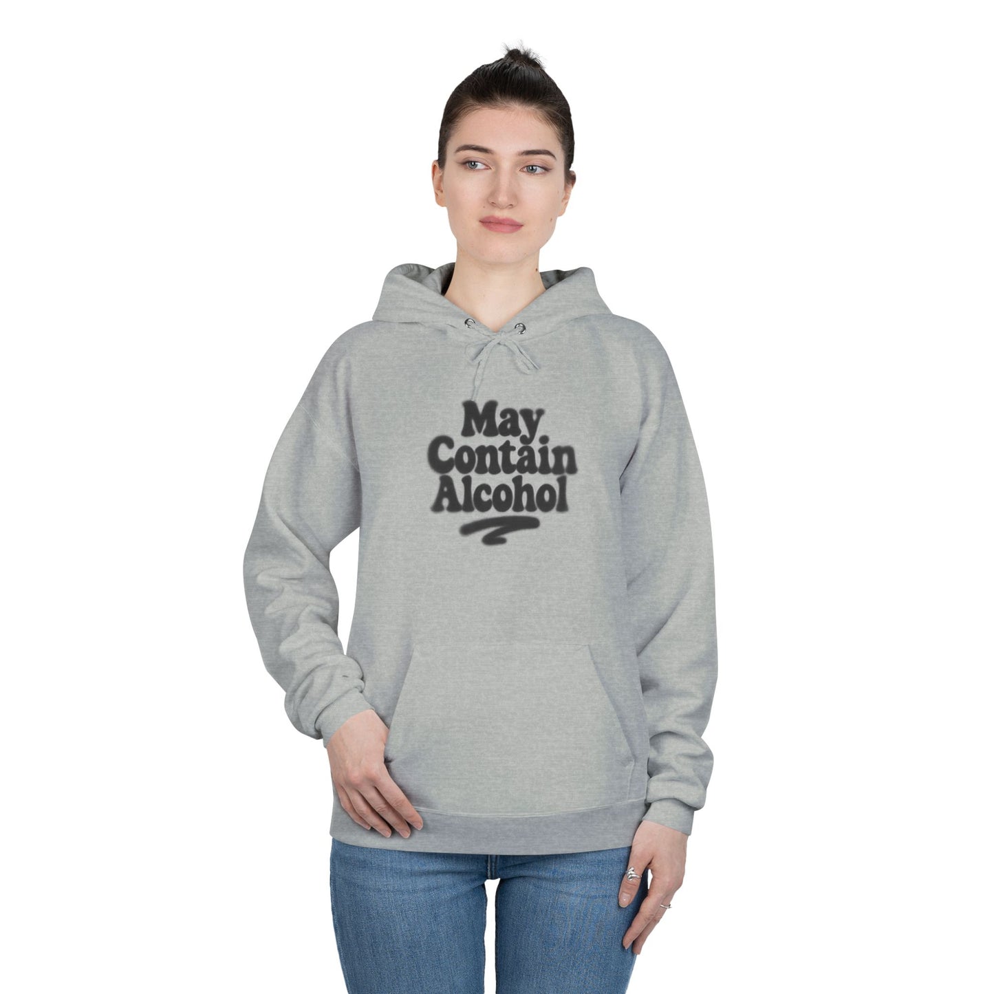 May Contain Alcohol Unisex EcoSmart® Pullover Hoodie Sweatshirt