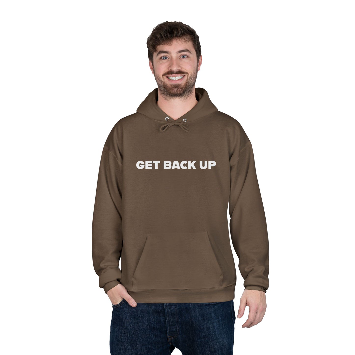 Get Back Up Unisex EcoSmart® Pullover Hoodie Sweatshirt