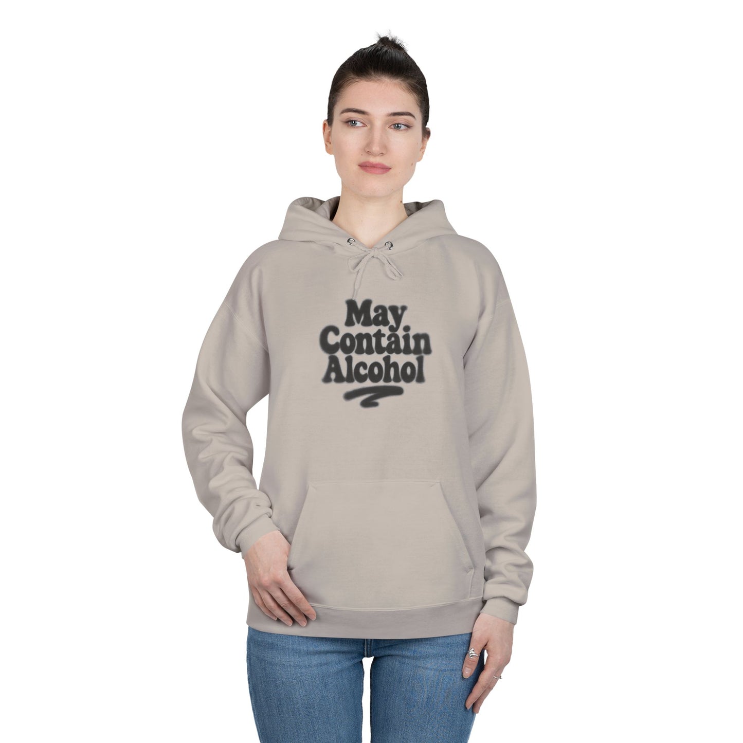 May Contain Alcohol Unisex EcoSmart® Pullover Hoodie Sweatshirt