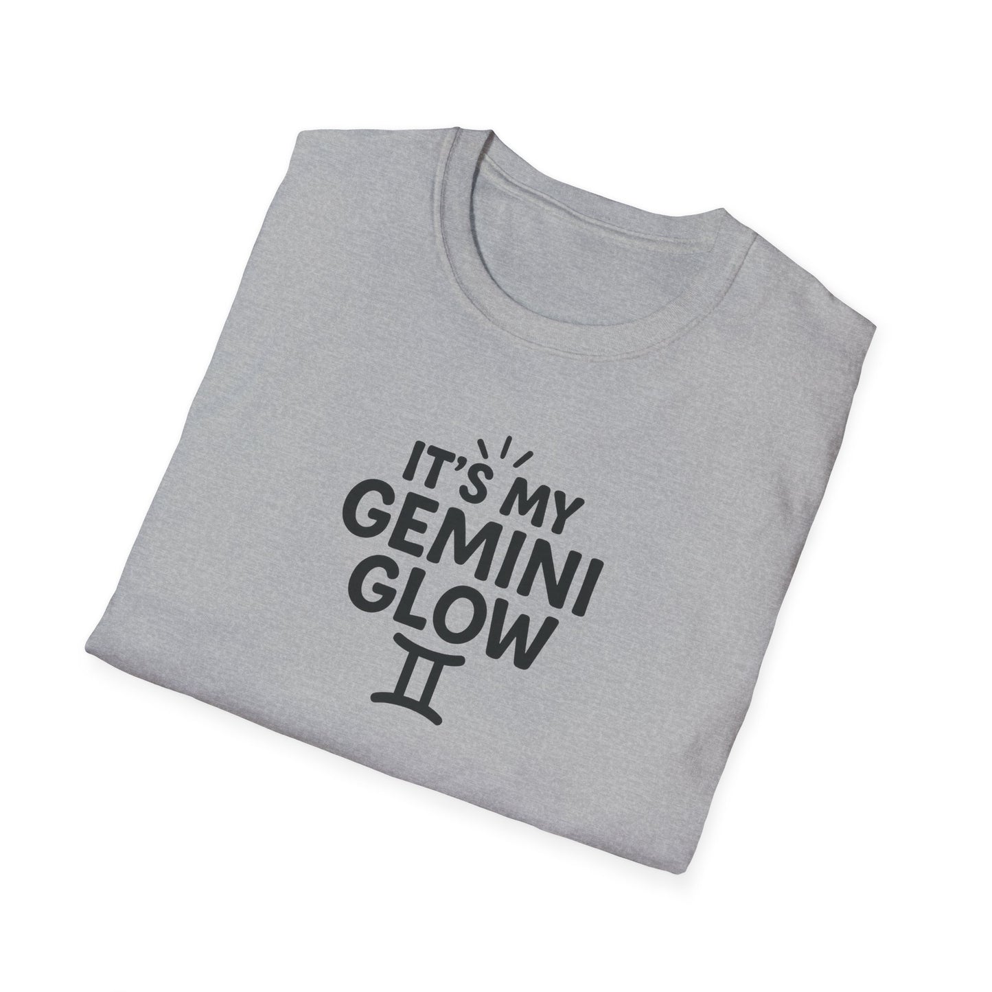 It's My Gemini Glow Unisex Softstyle T-Shirt
