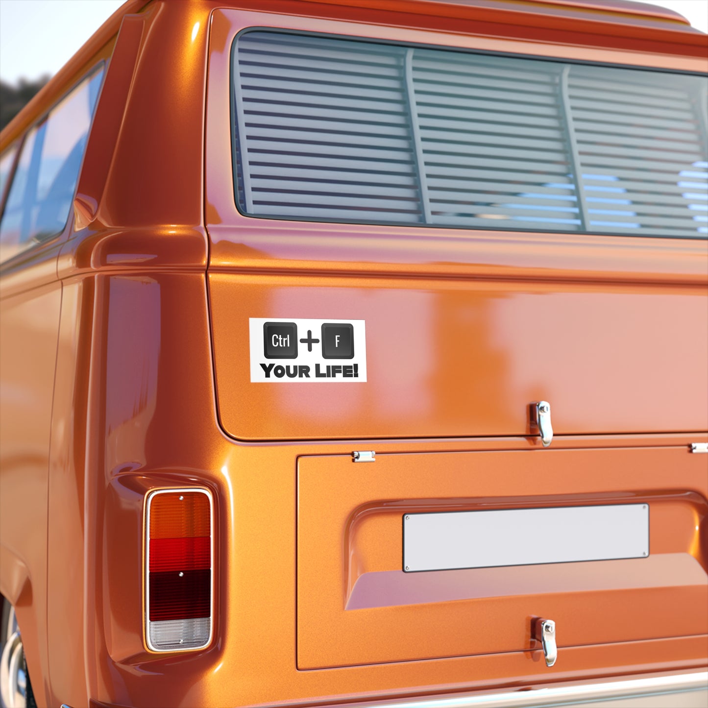 CTRL F Your Life Bumper Sticker