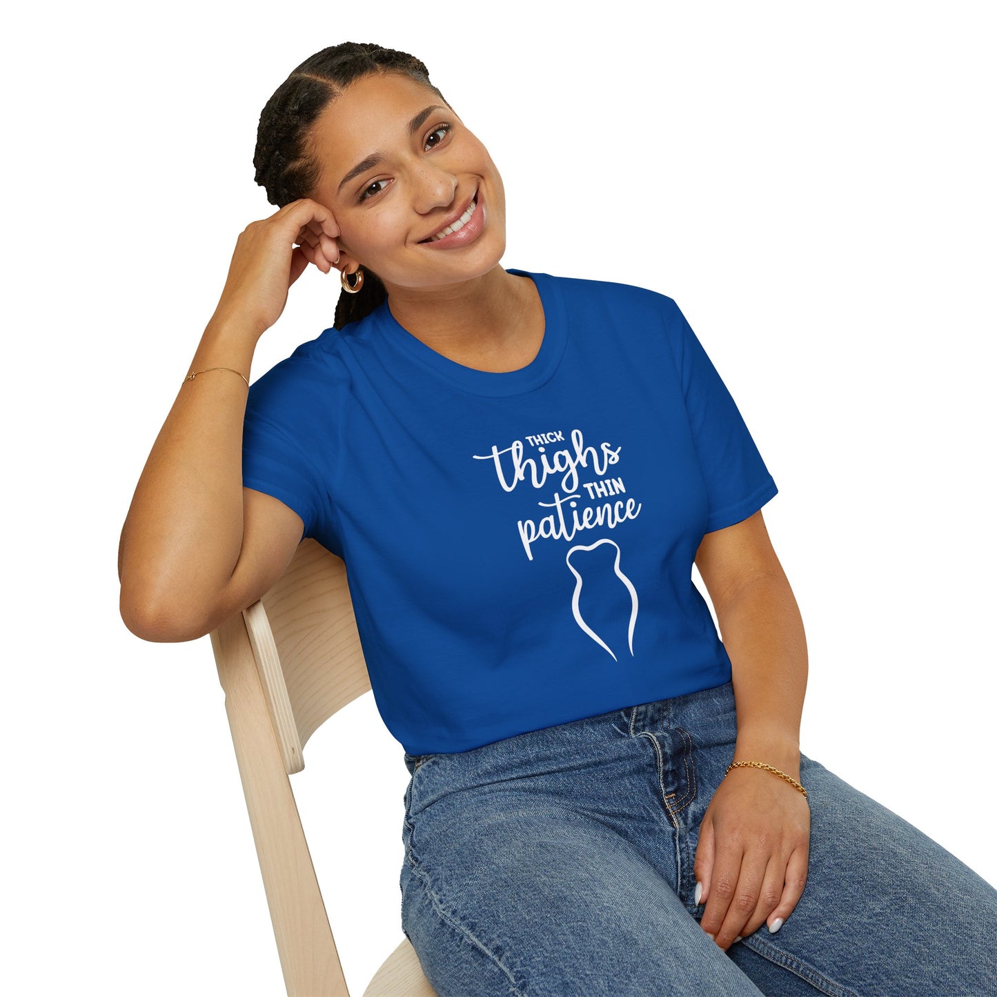 Thick Thighs Thin Patience Unisex T-Shirt