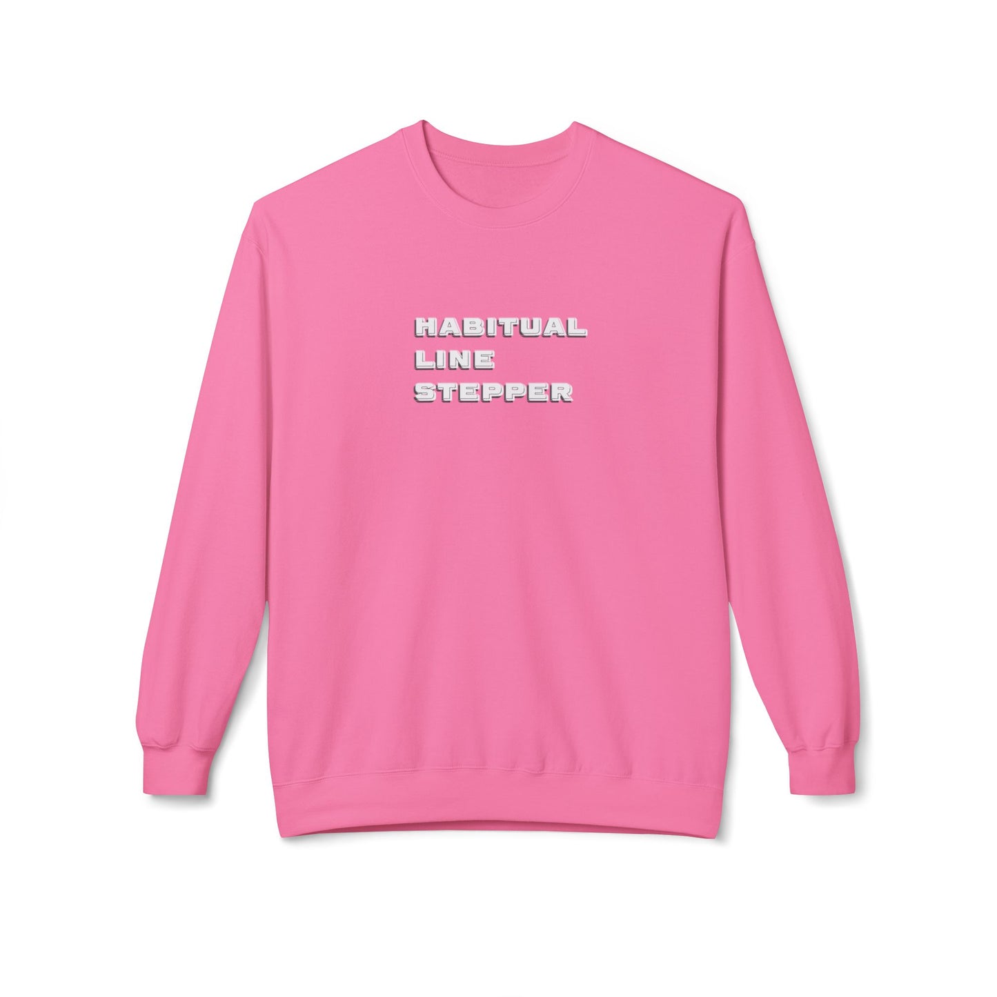 Habitual Line Stepper Unisex Midweight Softstyle Fleece Crewneck Sweatshirt