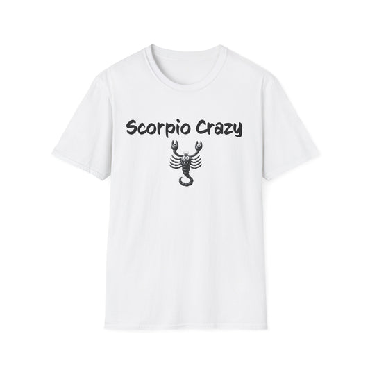 Scorpio Crazy Unisex Softstyle T-Shirt