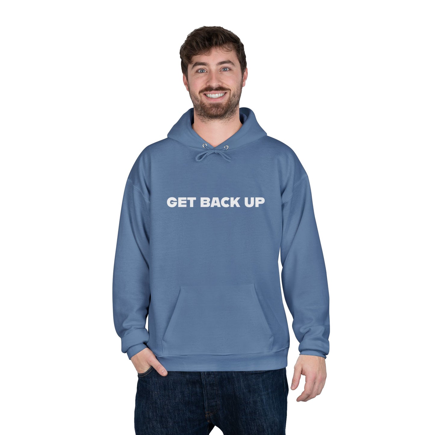 Get Back Up Unisex EcoSmart® Pullover Hoodie Sweatshirt