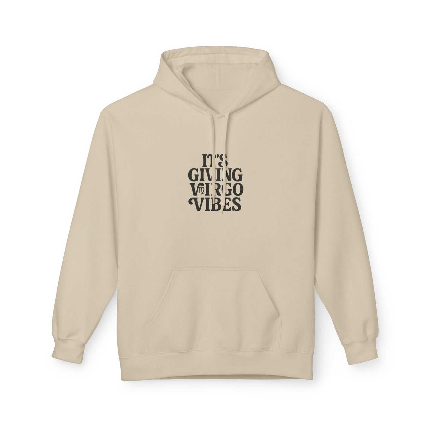 It's Giving Virgo Vibes Unisex Midweight Softstyle Fleece Hoodie