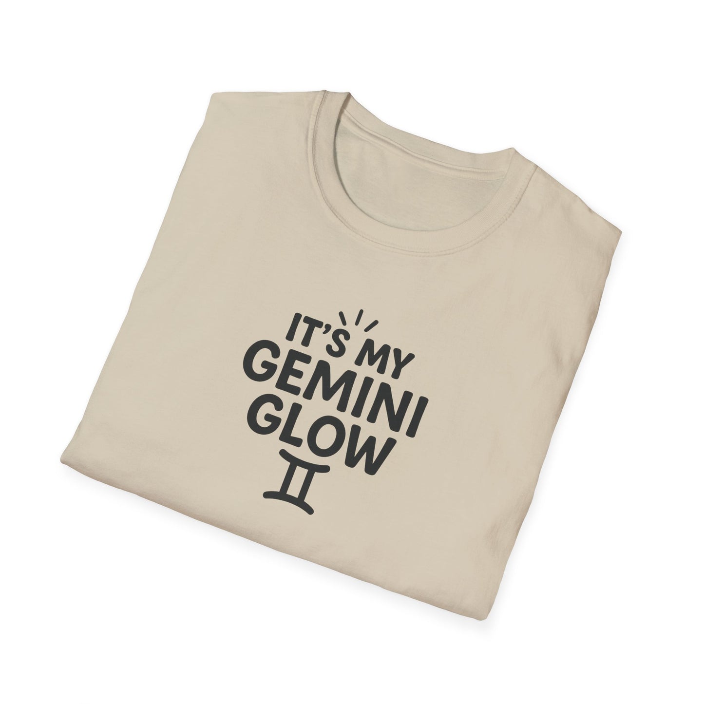 It's My Gemini Glow Unisex Softstyle T-Shirt