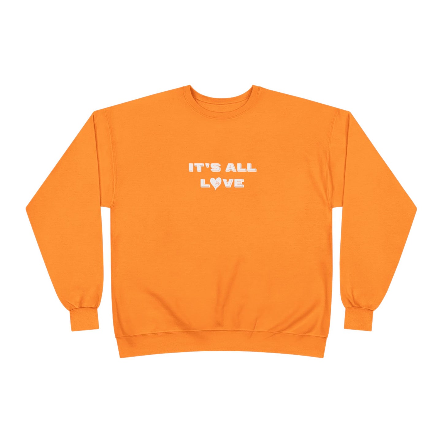 It's All Love Unisex EcoSmart® Crewneck Sweatshirt