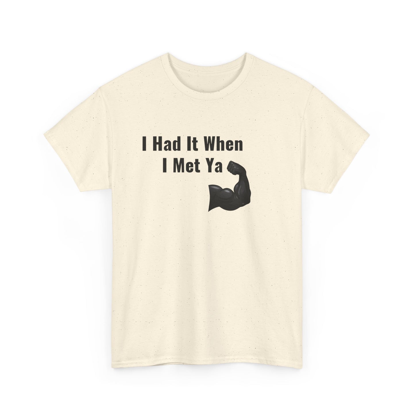 I Had It When I Met Ya Unisex Heavy Cotton Tee