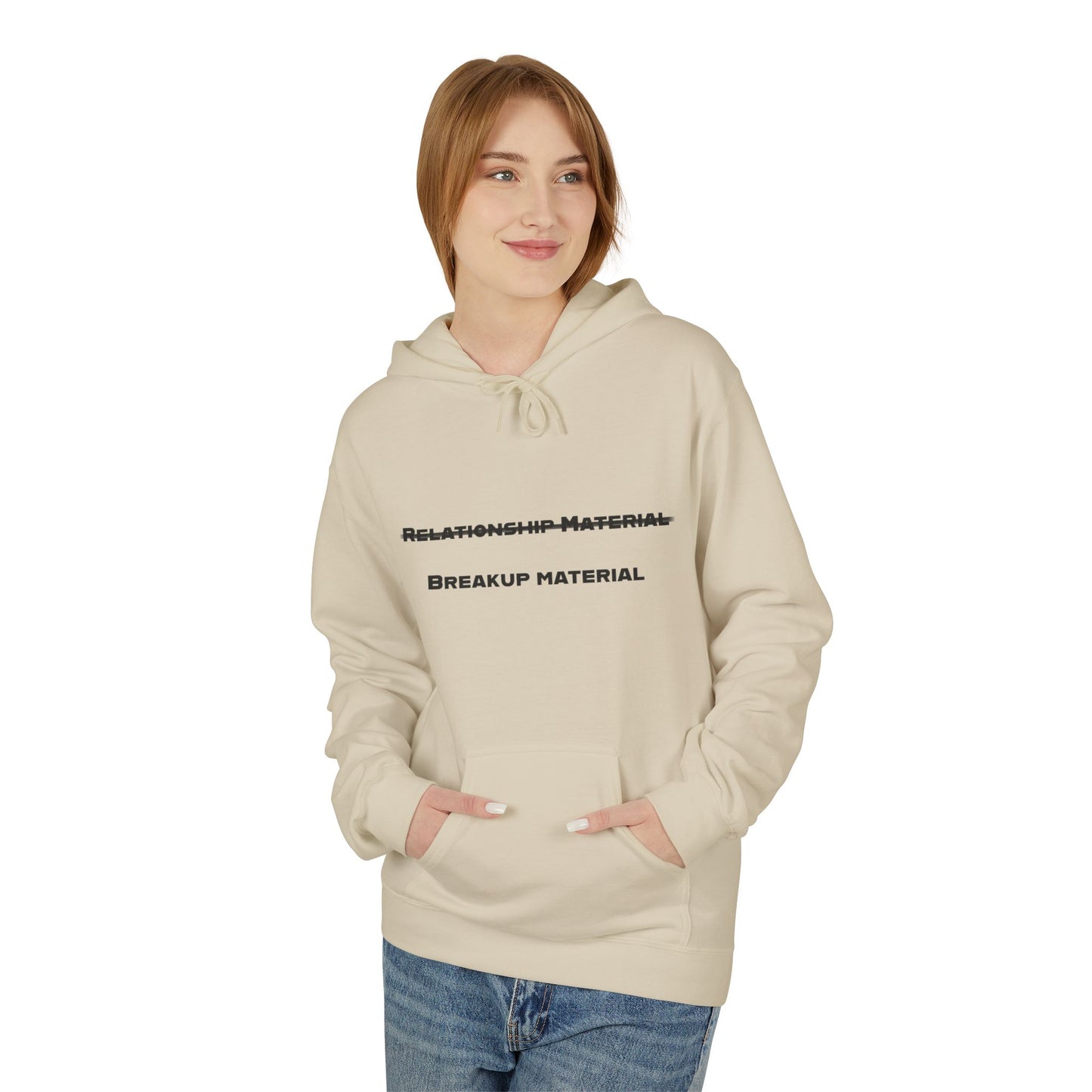 Breakup Material Unisex Midweight Softstyle Fleece Hoodie