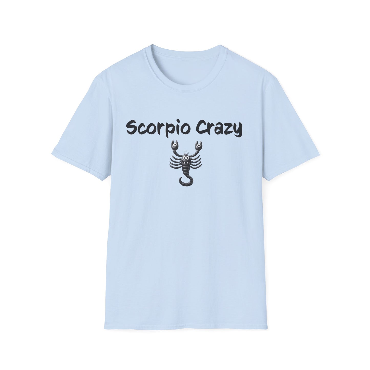 Scorpio Crazy Unisex Softstyle T-Shirt