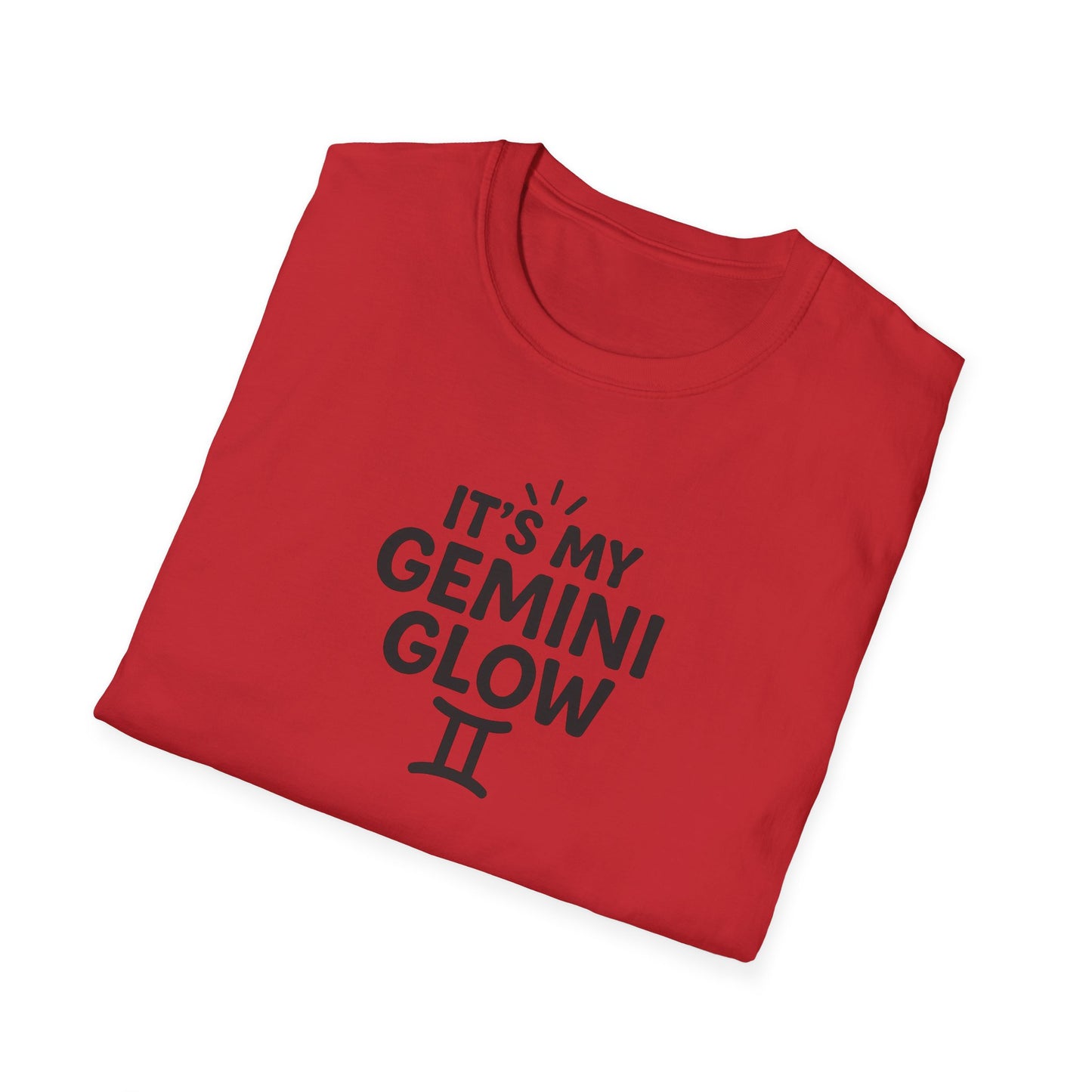 It's My Gemini Glow Unisex Softstyle T-Shirt