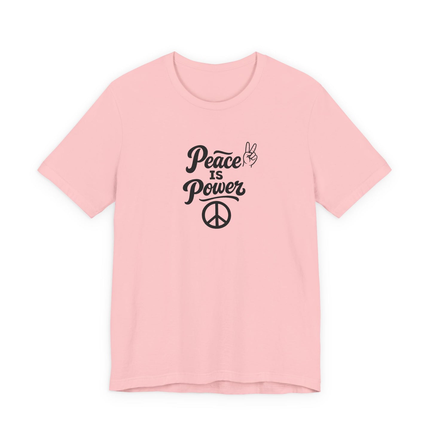 Peace Is Power Unisex Jersey Short Sleeve Tee
