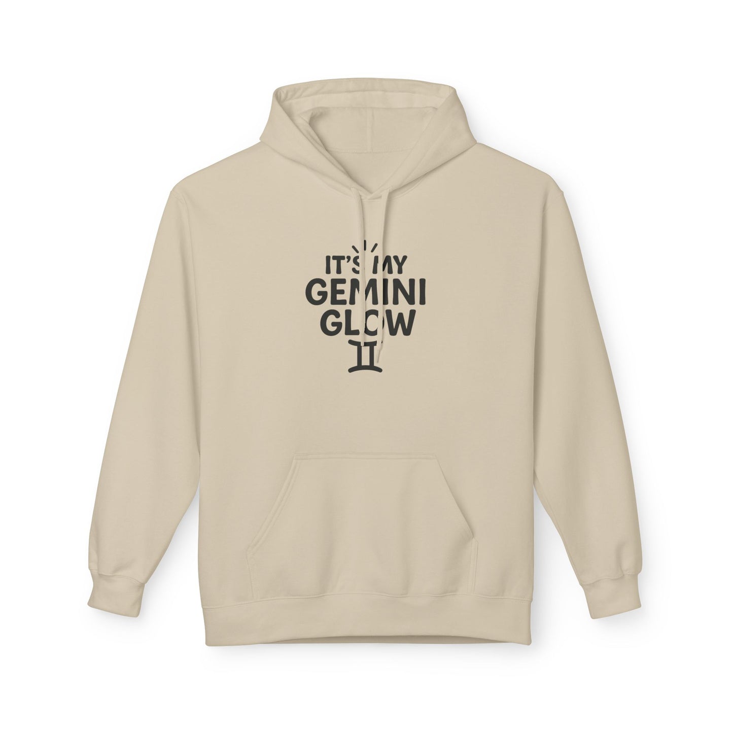 It's My Gemini Glow Unisex Midweight Softstyle Fleece Hoodie