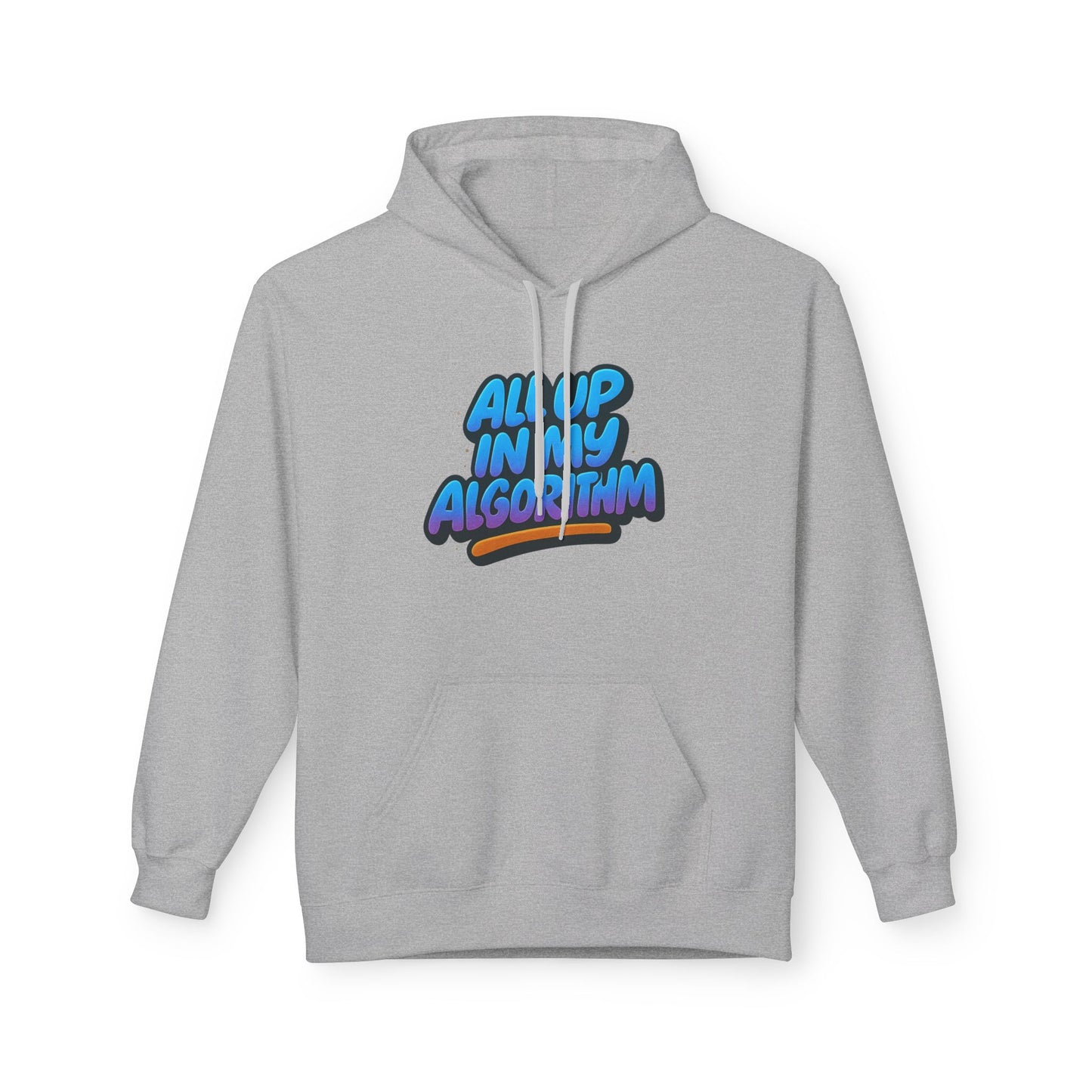 All Up In My Algorithm Unisex Midweight Softstyle Fleece Hoodie