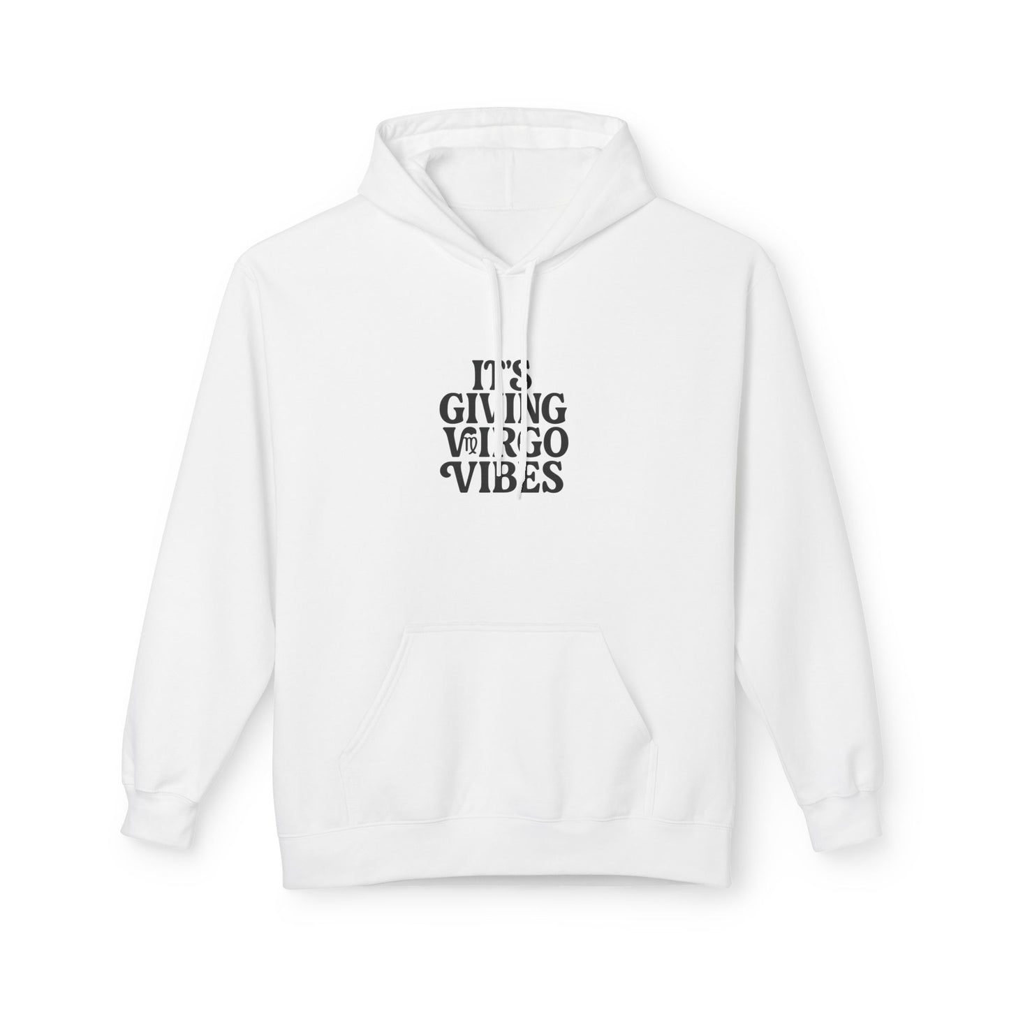 It's Giving Virgo Vibes Unisex Midweight Softstyle Fleece Hoodie