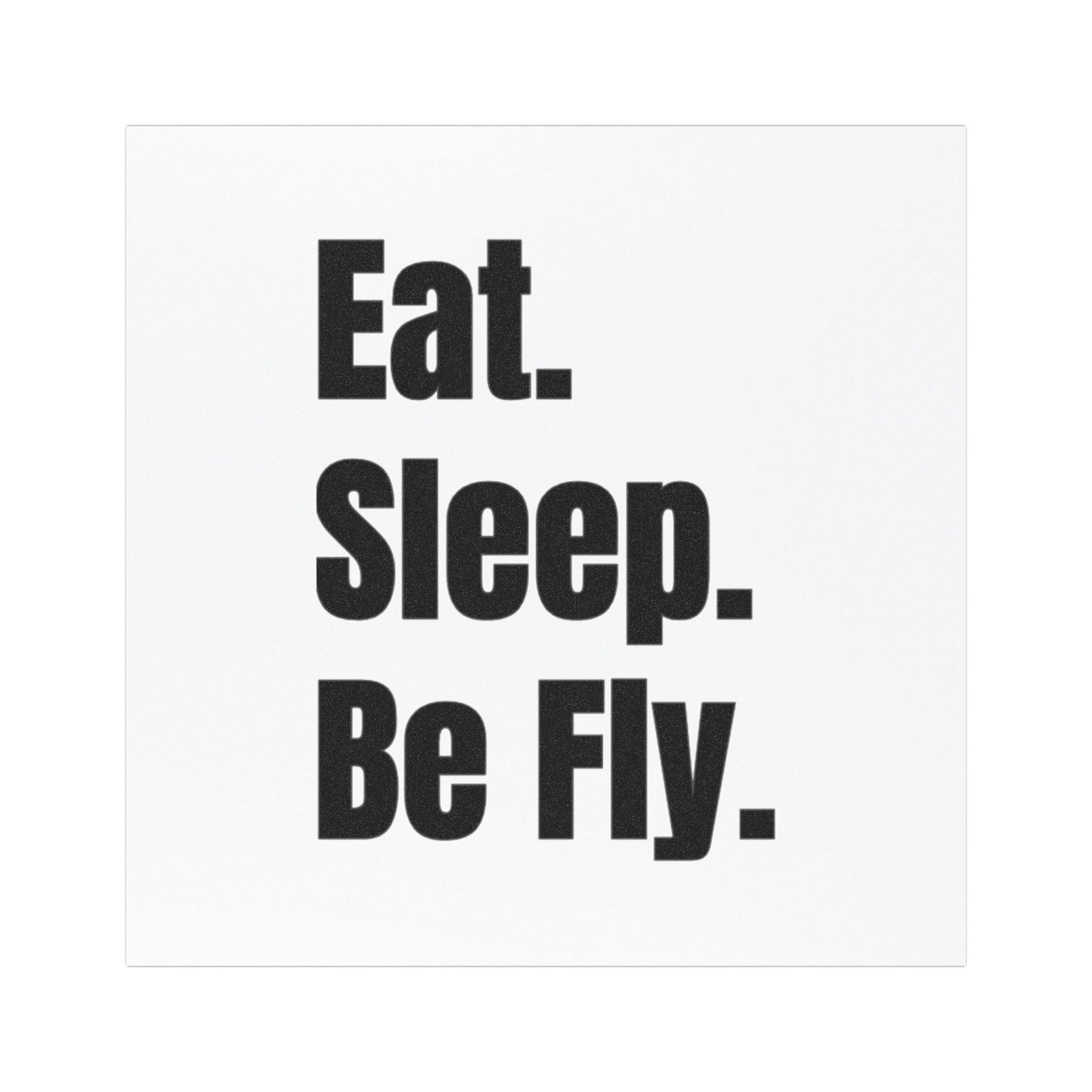 Eat. Sleep. Be Fly. Car Magnet