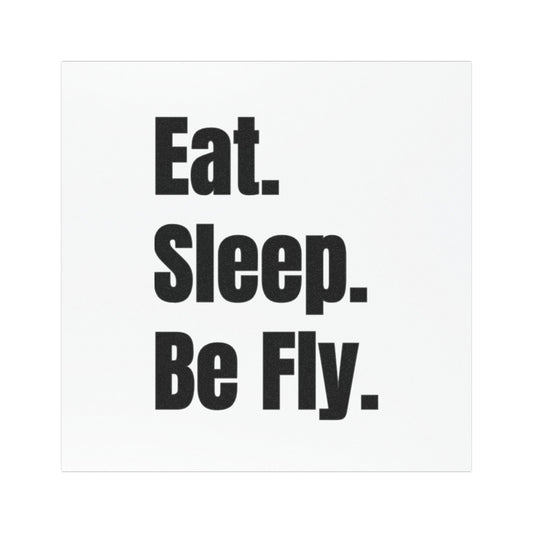 Eat. Sleep. Be Fly. Car Magnet