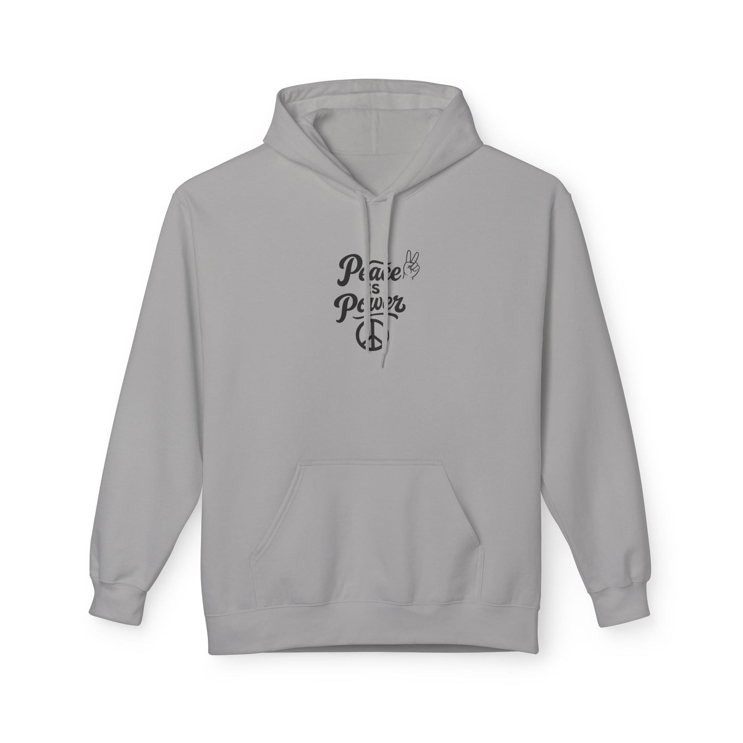 Peace Is Power Unisex Midweight Softstyle Fleece Hoodie