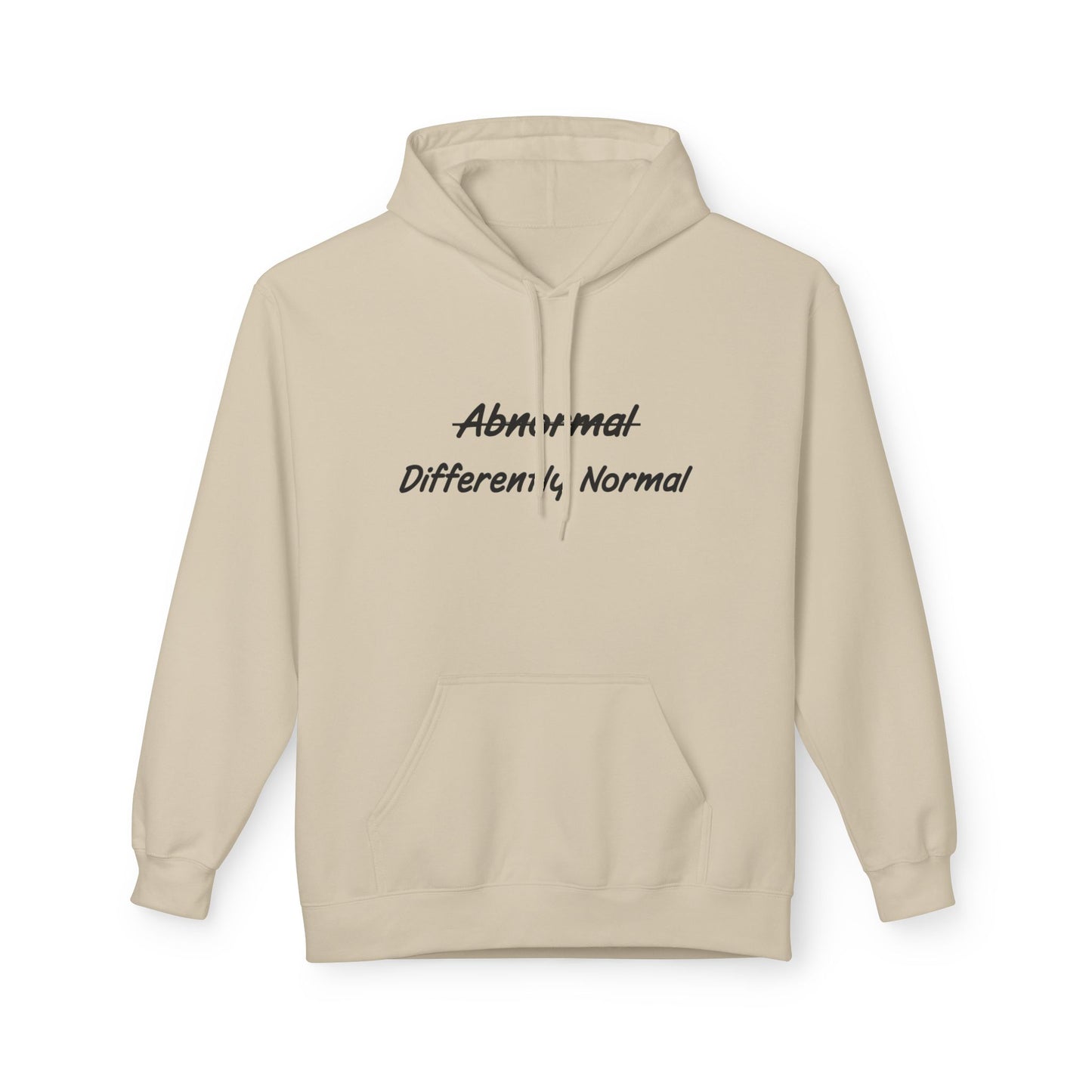 Abnormal Differently Normal Unisex Midweight Softstyle Fleece Hoodie