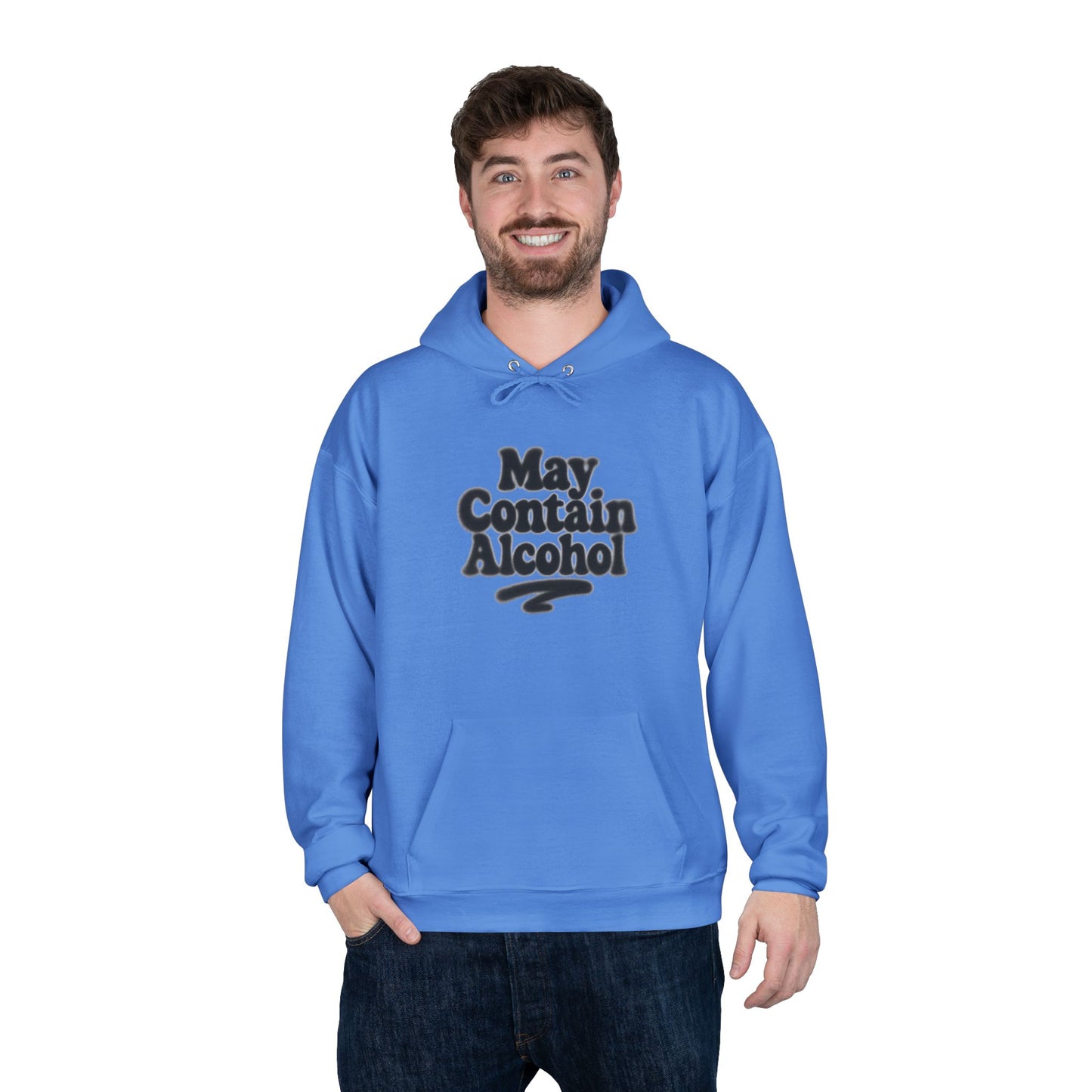 May Contain Alcohol Unisex EcoSmart® Pullover Hoodie Sweatshirt